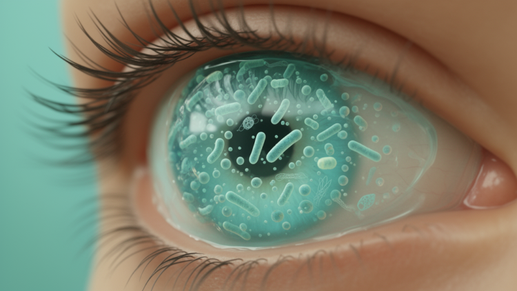 The eye's tiny microbial community may hold clues to ocular surface health