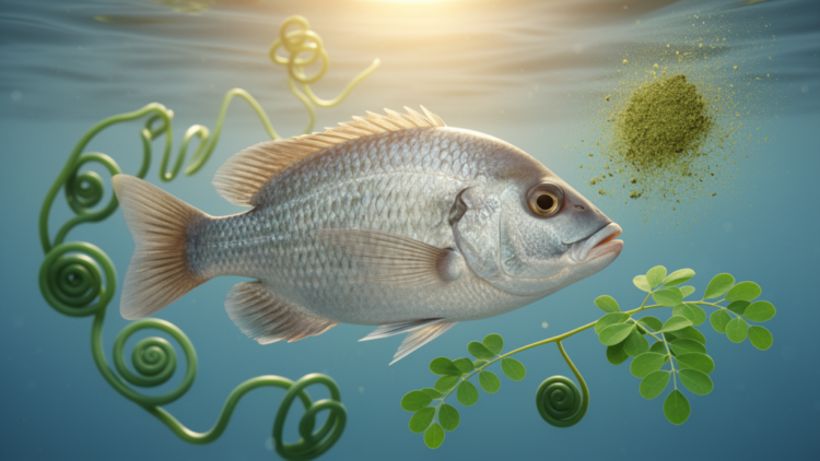 Moringa and Spirulina Ease Pesticide Damage in Nile Tilapia