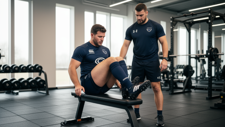 Preseason Strength Imbalance Linked to Hamstring Injuries in Professional Rugby Players