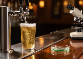 Venue, not beer, shapes the microbes lurking in draught no-alcohol beer
