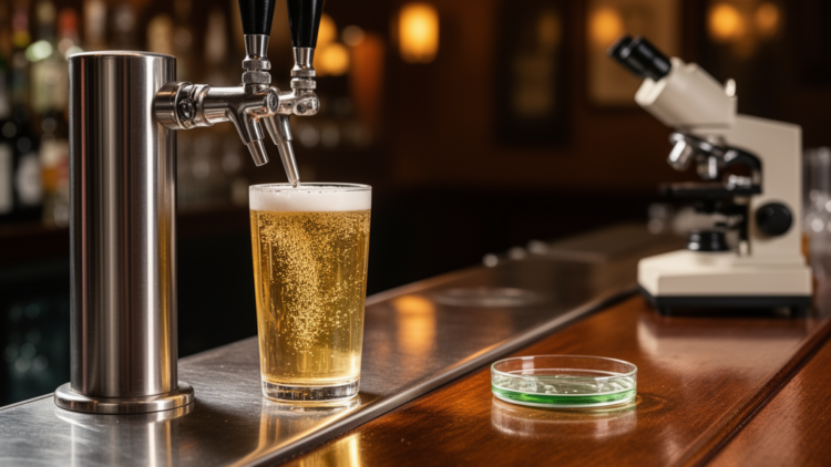 Venue, not beer, shapes the microbes lurking in draught no-alcohol beer
