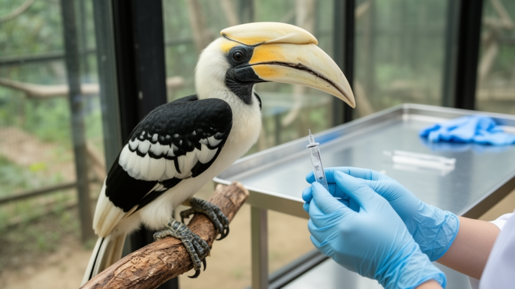 Captivity reshapes gut microbiome and antibiotic resistance genes in oriental pied hornbills, study finds