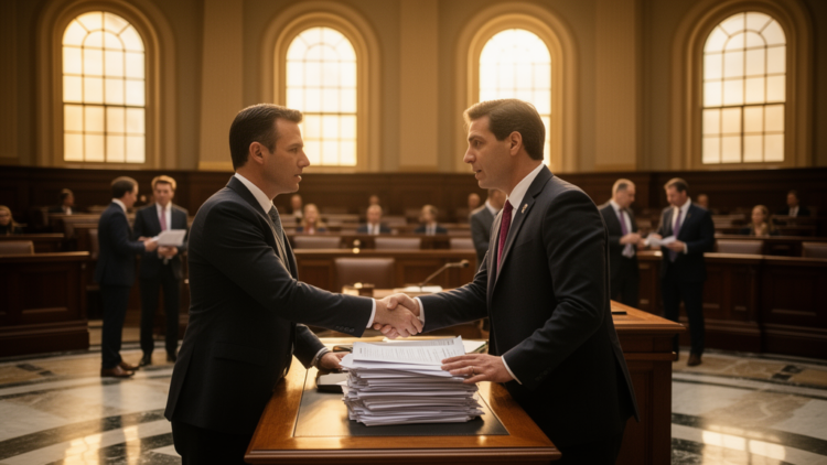 Cosponsorship networks reveal which lawmakers' support helps bills pass