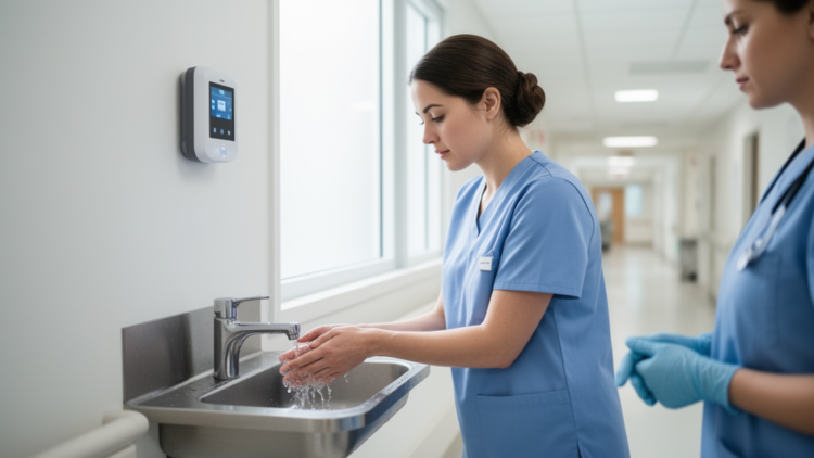 Automated hand hygiene monitoring shows high specificity but uncertain accuracy in review
