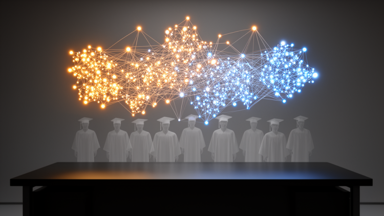 Network analysis reveals hidden structure behind Latin America's graduate skill priorities