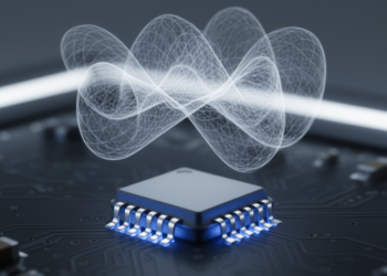 Memory capacitors that never forget: a six-dimensional circuit settles into chaos