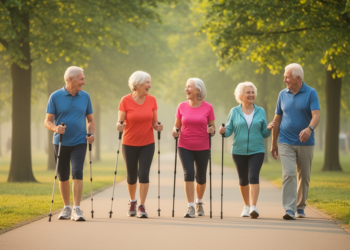 Walking sports may boost physical and psychosocial health in older adults, review finds