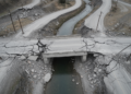 Deep Learning Model Reads Earthquake Orthophotos to Flag Damaged Roads and Bridges