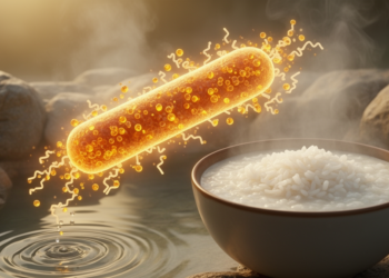 Thermal-spring bacterium yields heat-stable amylase that thins porridge by 90%