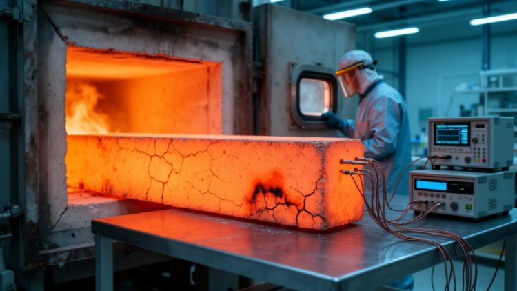 New Damage Model Predicts How Concrete Weakens in Fires from 20 to 600 Degrees Celsius