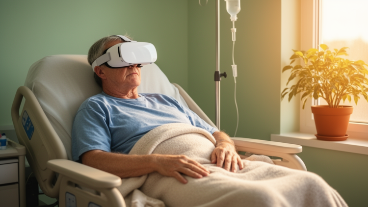 Virtual reality may ease short-term pain and anxiety in patients with cancer, review finds