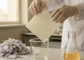 Waste paper turned into cellulose acetate boosts antifouling performance of PES membranes
