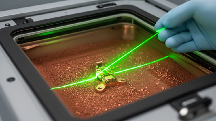 Green laser 3D printing of pure copper hinges on power–speed matching, study finds