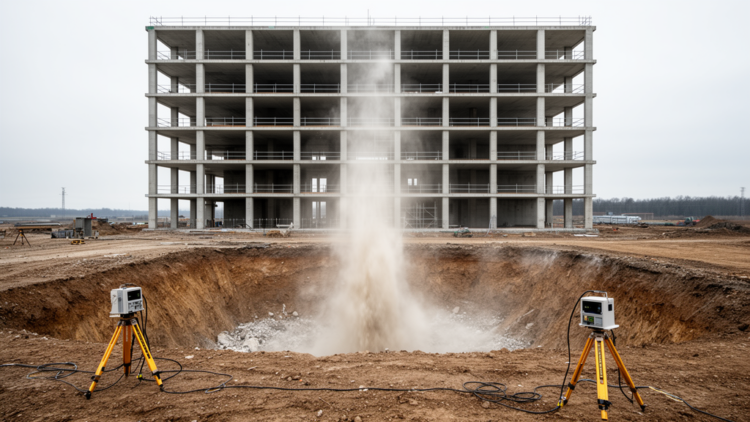 Subsurface Blast at Four Meters Matches a 0.2 g Earthquake for RC Frame Displacements, Study Finds