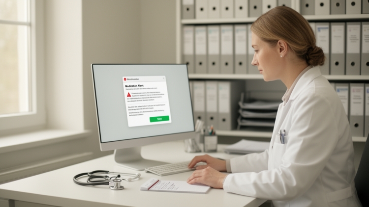 Digital medication alerts in German primary care show no clear cost savings, trial finds