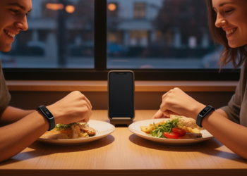 Sharing heart-rate feedback online may sync meal partners' heart rhythms, small trial finds