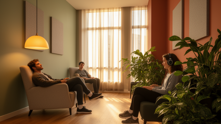 Lighting, Sound and Color Top Students' Wishlist for a Restorative Campus Space