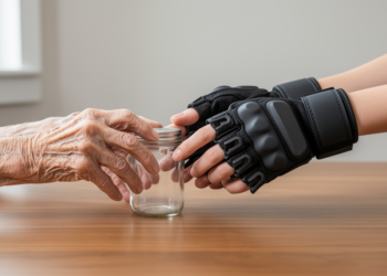 Age simulation gloves only partly mimic how ageing weakens the hand