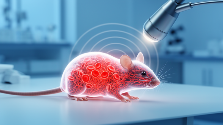 Erythrocytes as contrast agents: ultrasound technique resolves tumour microvessels in mice
