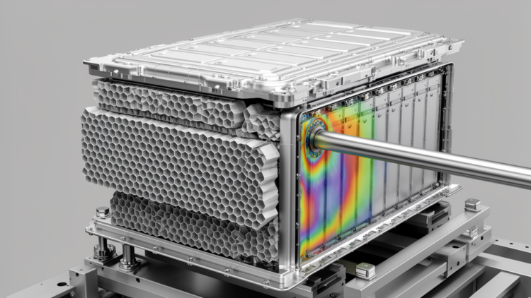 Review maps how EV battery packs survive side pole impacts through layered load paths and lightweight design trade-offs