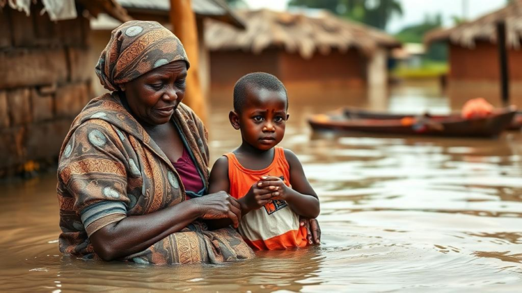 Flooding and Heat Leave Mothers in Nigeria Distressed, Children Vulnerable