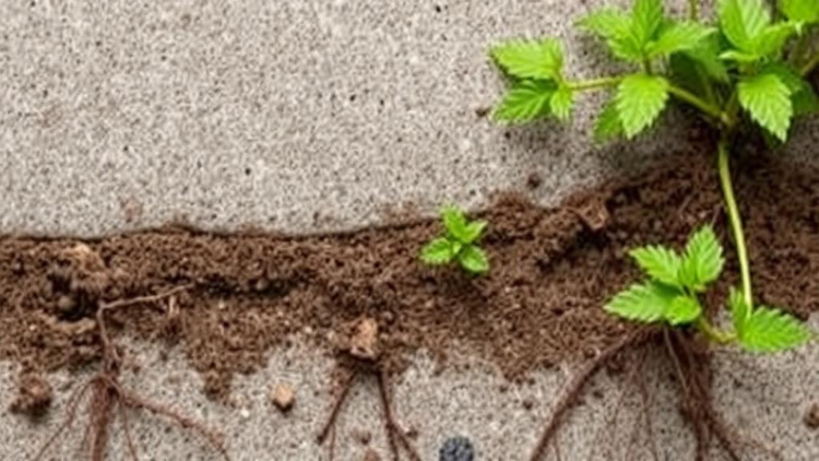 Root-Secreted Acids Degrade Vegetation-Growing Concrete, With Acetic Acid the Worst Offender