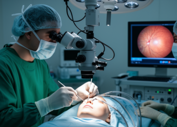 Surgeons Repair Myopic Macular Hole Detachment Using Patient's Own Epiretinal Proliferation