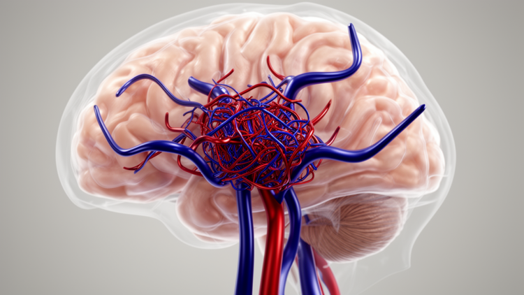 Draining Veins of Brain AVMs Mapped in 57 Patients Reveal Dilated, Tortuous Vessels