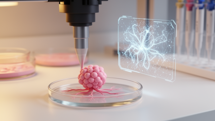 AI Meets Bioprinting to Build Tumor Models for Drug Screening