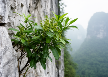 New karst-dwelling shrub Euonymus saxatilis described from Guangxi, China
