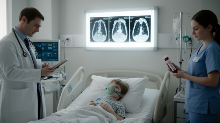 CT and Blood Markers Predict Severe Mycoplasma Pneumonia in Children