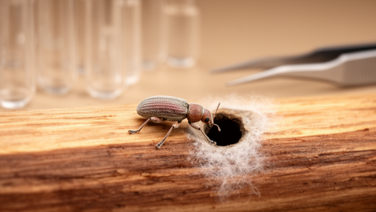 Scientists Crack Gene Tools for Ambrosia Beetle Fungal Partners