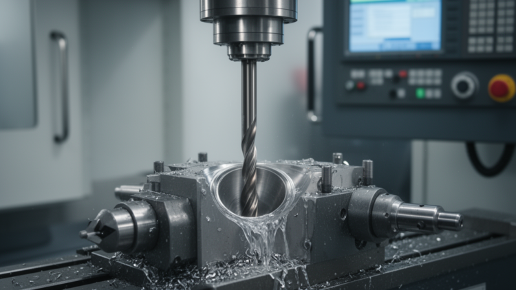 S-Curve G-Code Cuts Vibration and Roughness in Deep-Hole Gundrilling