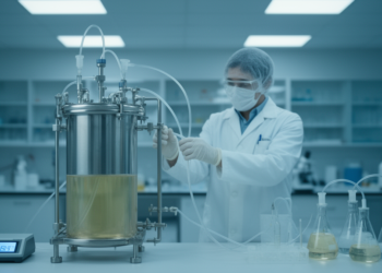Model-guided low-temperature fermentation boosts enzyme output in yeast