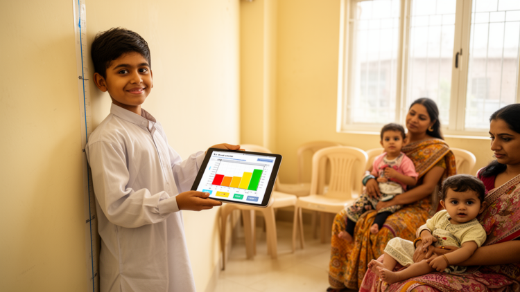 Digital nutrition registry screens 8,406 children in Karachi's private clinics