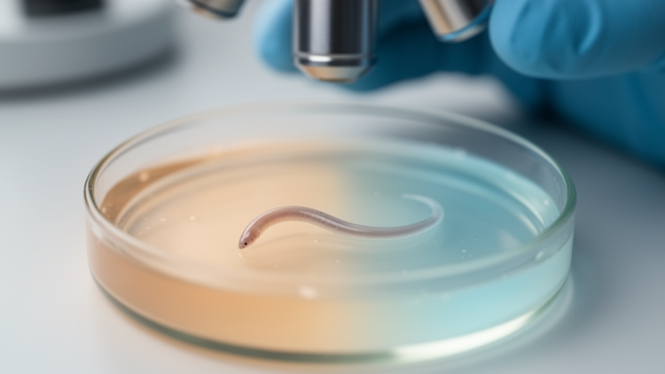 Worm kinase keeps a temperature-tracking behavior running for minutes on end