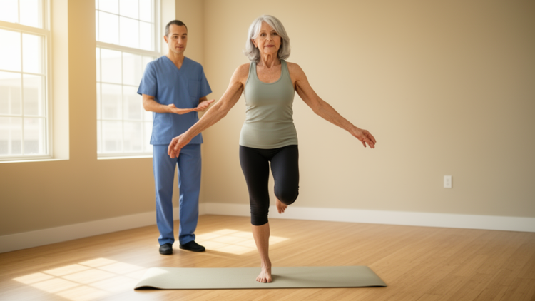 Eight weeks of vestibular training improves balance and sensory reweighting in older women