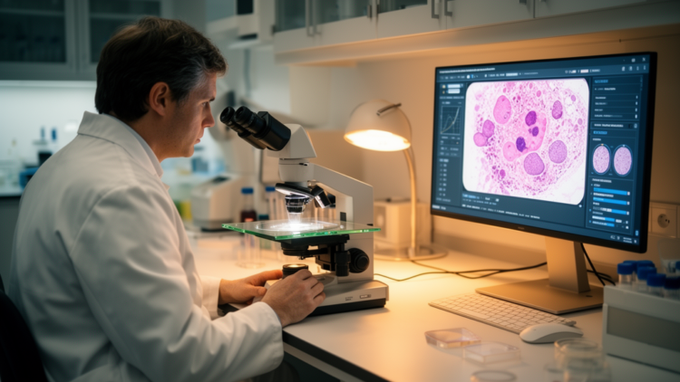 AI pathology scoring flags longer survival on pembrolizumab in metastatic triple-negative breast cancer