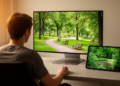 AI-edited green space images reveal how design elements shape human impressions