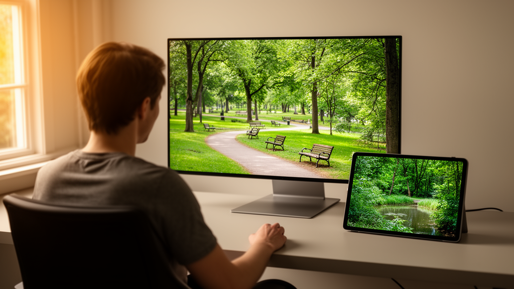AI-edited green space images reveal how design elements shape human