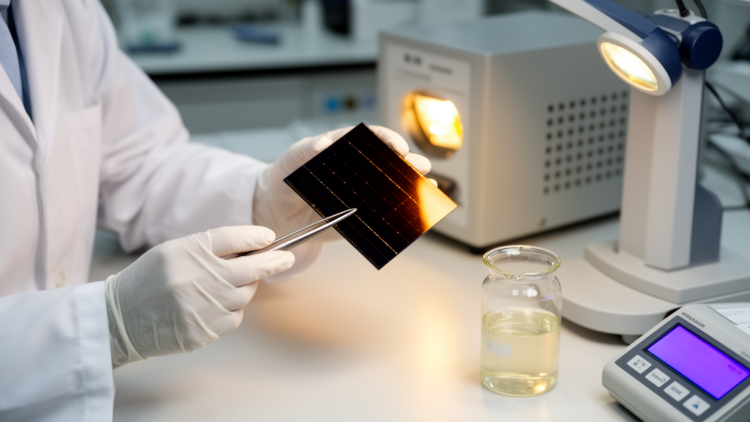 AI-designed molecule lifts perovskite solar cells to 27.2% efficiency with lasting stability