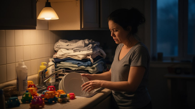 Housework Hours Linked to Depression in Single Mothers, Korean Study Finds