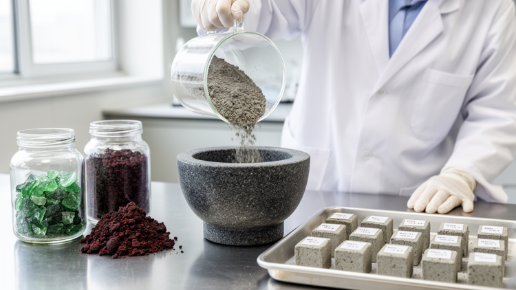 Waste glass and Ethiopian scoria powders strengthen sustainable mortar blends