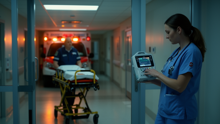 Blood gas readings at the emergency door flag who is most likely to die