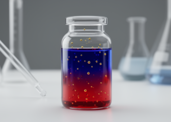 Plasma-made gold nanoparticles turn red to blue to flag toxic chromium in water