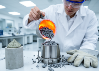 Steel slag gets a second life as heat and cement in new lab process