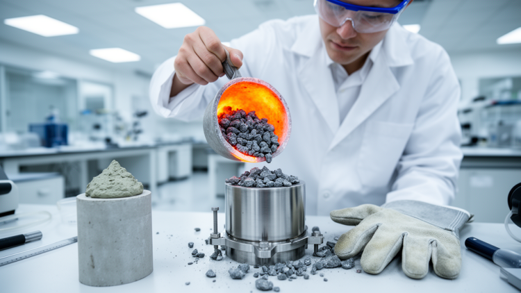 Steel slag gets a second life as heat and cement in new lab process