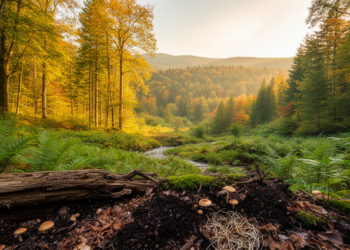 Plant trait turnover and microbe networks drive forest multifunctionality across landscapes