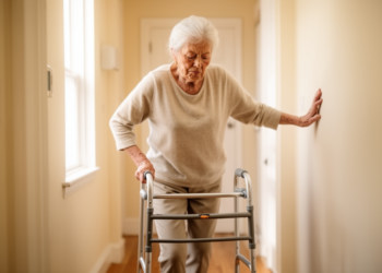 Scoping review finds scarce evidence linking muscle strength decline to falls in older walking aid users