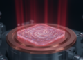 Invisible Light Reveals Hidden Particle States Inside Superconductor Vortices